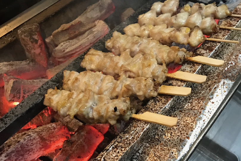 備長炭で焼きあげた自慢の焼き鳥